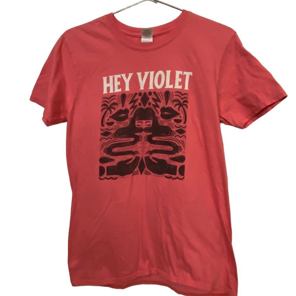 Awesome Hey Violet Pink Women’s M T-Shirt Pop Rock Tour Band T-Shirt